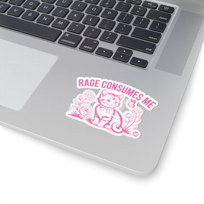 Rage Consumes MeTodd Art Sticker