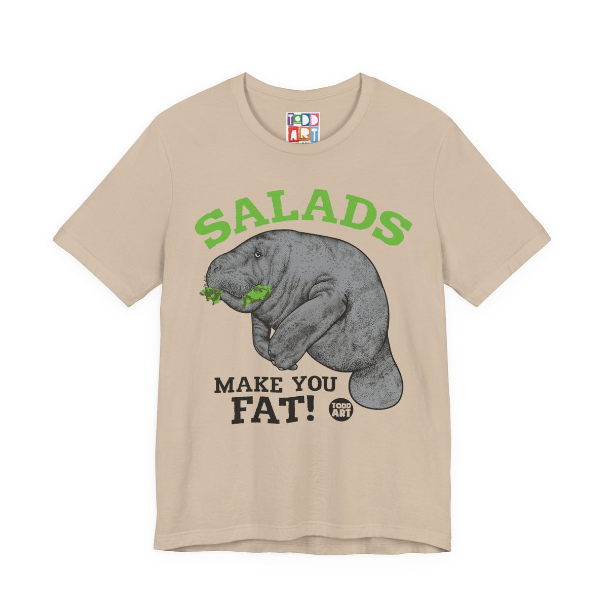 salads-make-you-fat-manatee