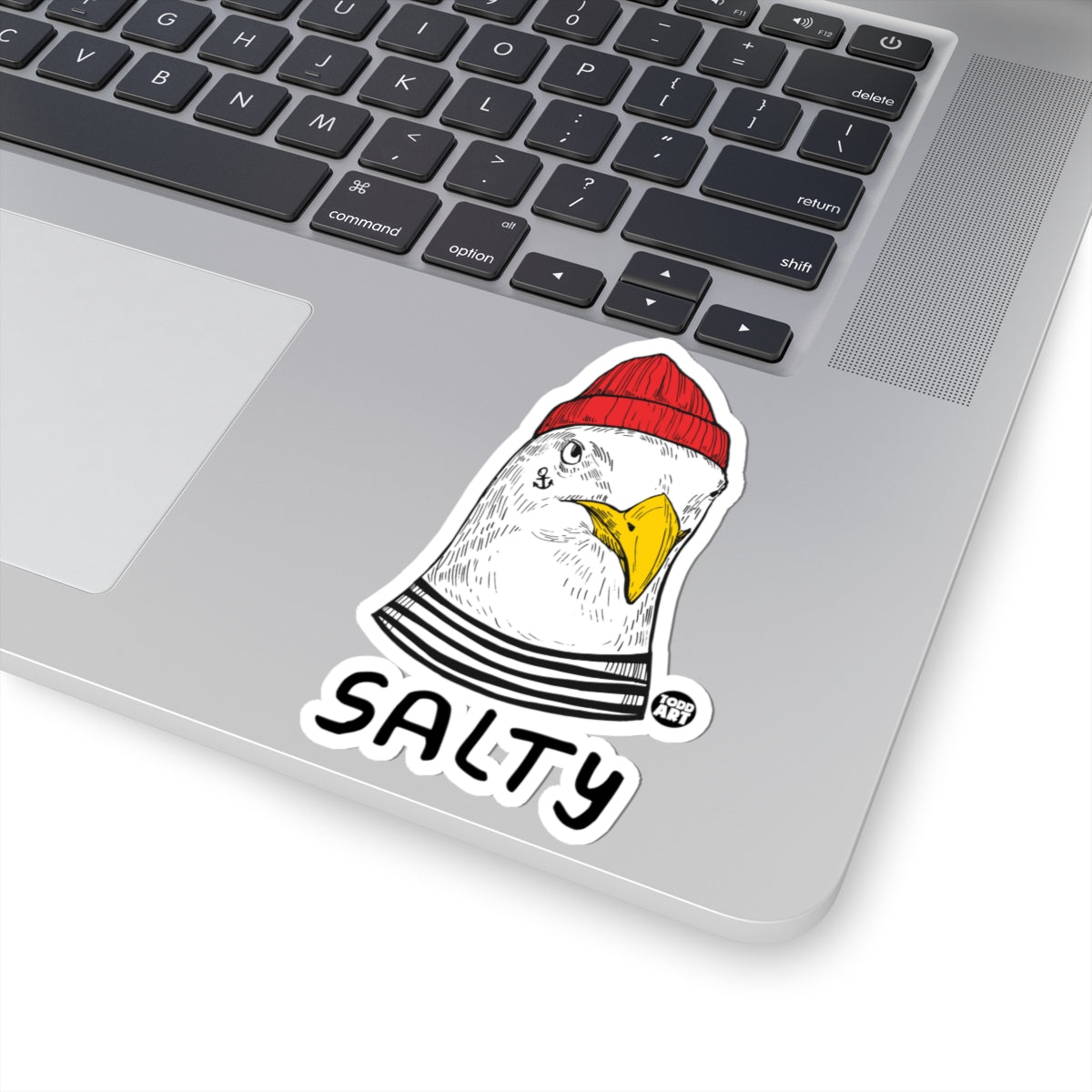 Salty Sailor BirdTodd Art Sticker