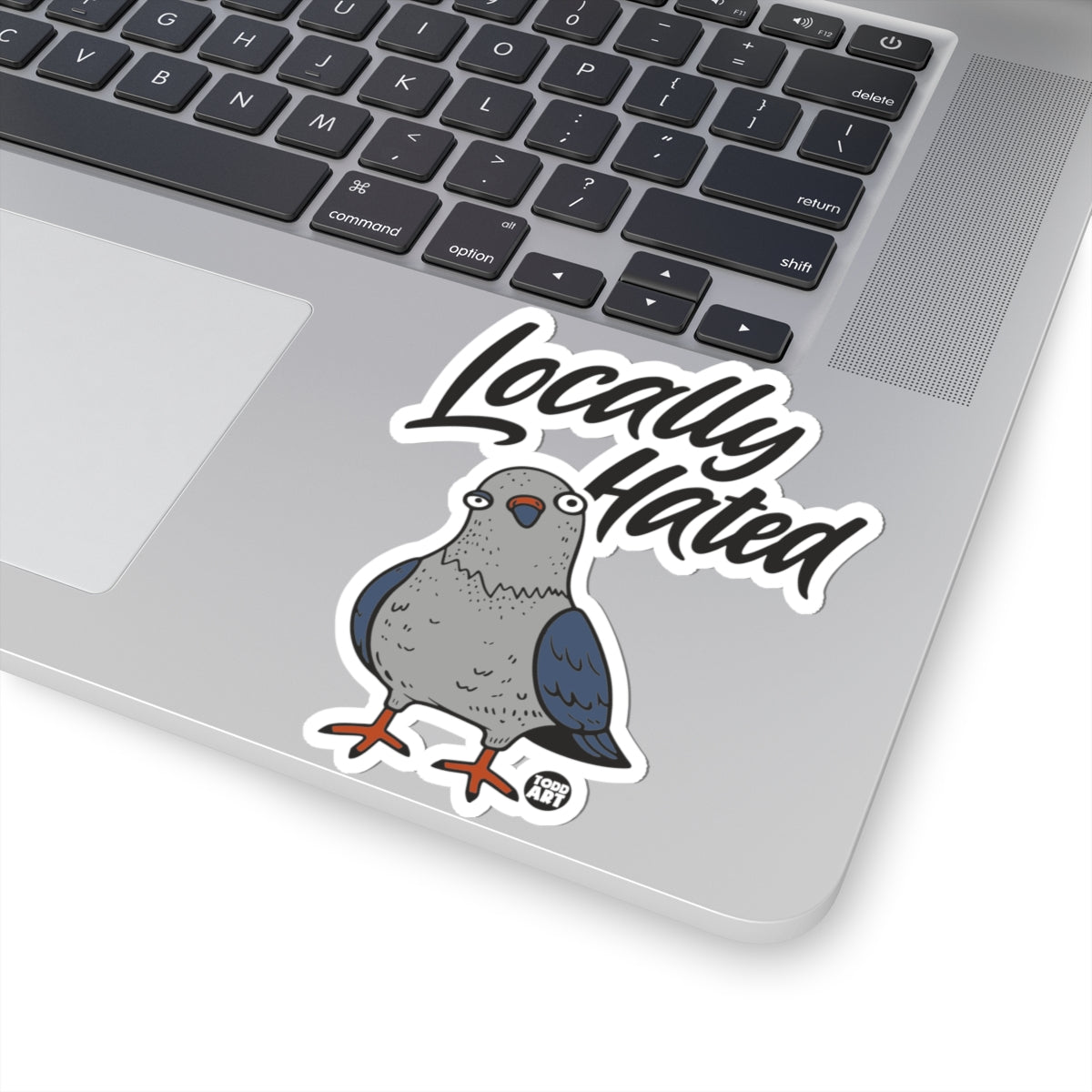 Locally HatedTodd Art Sticker