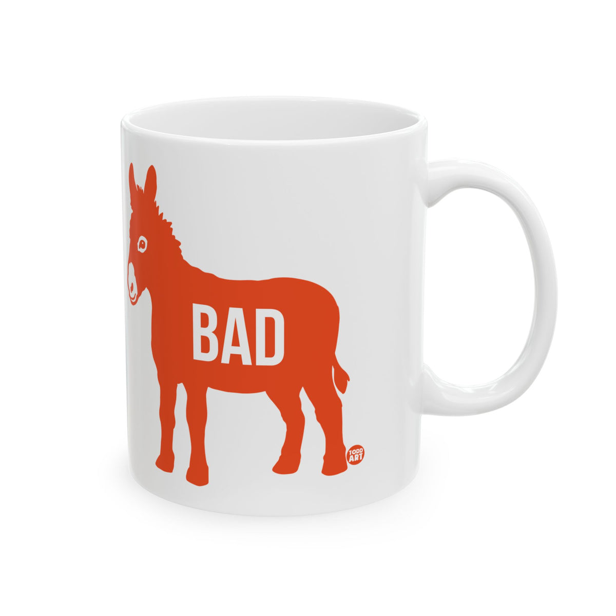 Bad Ass Donkey Todd Art Mug