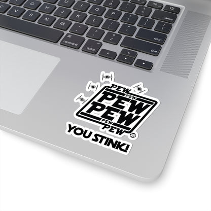Pew Pew PewTodd Art Sticker