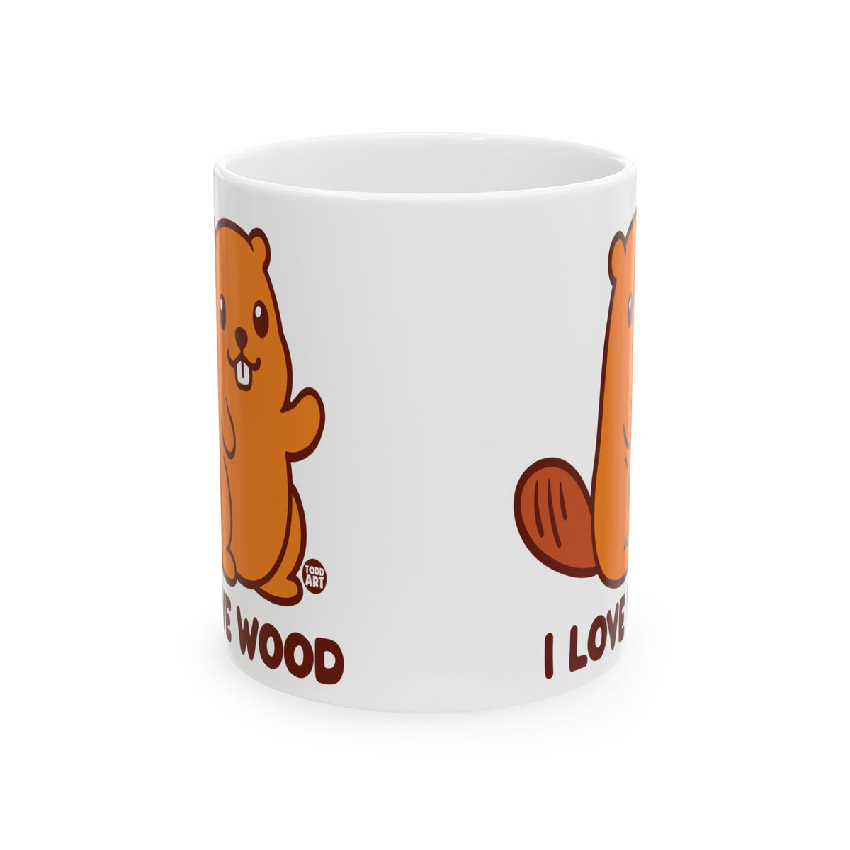 Beaver Love Todd Art Mug