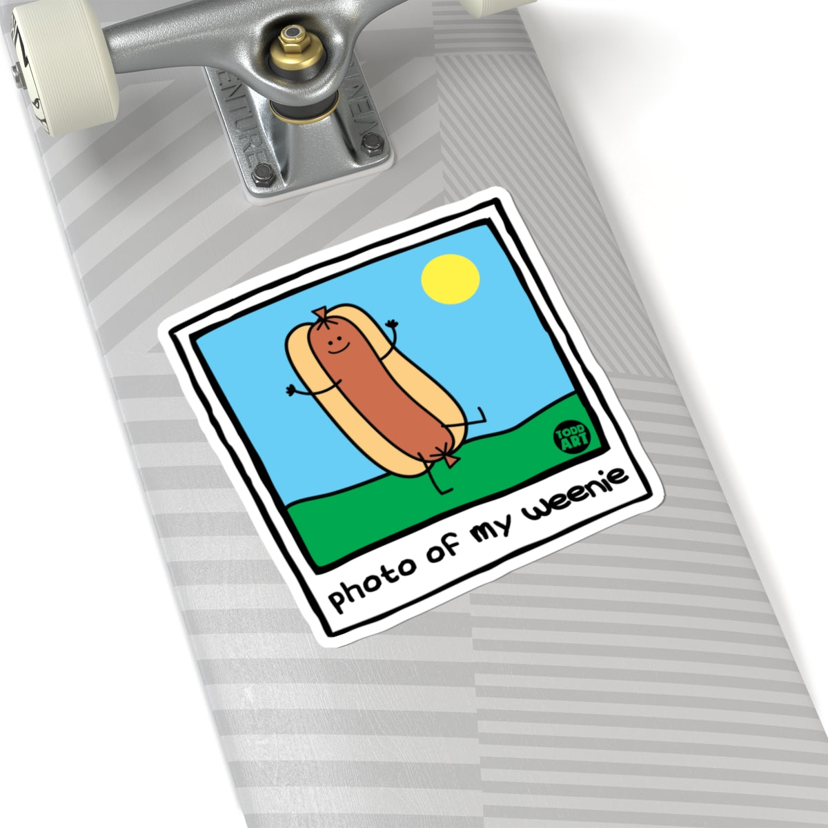 Weenie Todd Art Sticker