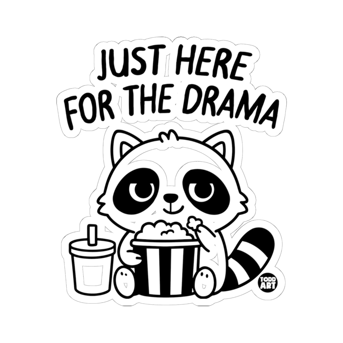 Drama LoverTodd Art Sticker