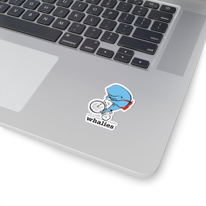 Whales on WheelsTodd Art Sticker
