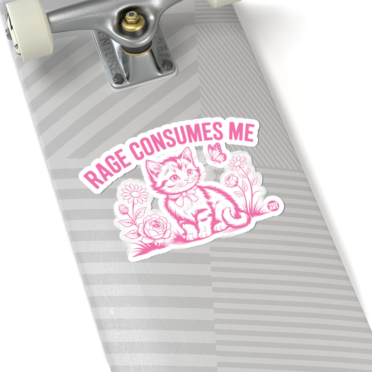 Rage Consumes MeTodd Art Sticker