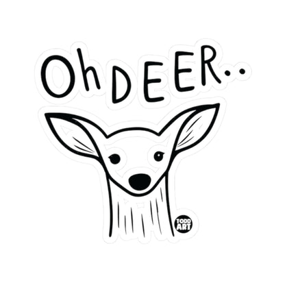 Oh DeerTodd Art Sticker