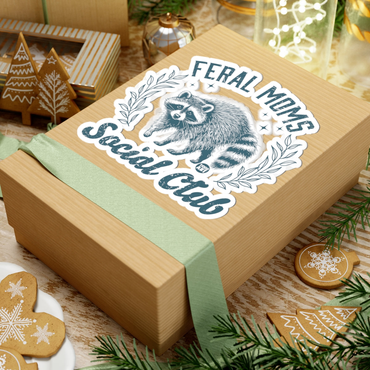 Feral Moms Social Club Todd Art Sticker