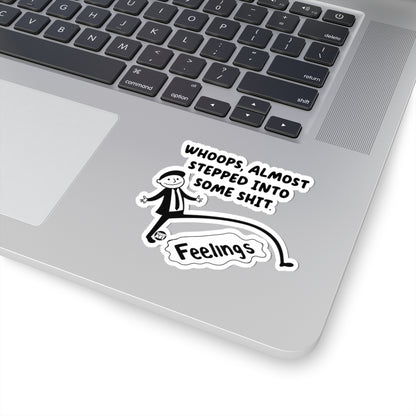 Whoops Todd Art Sticker