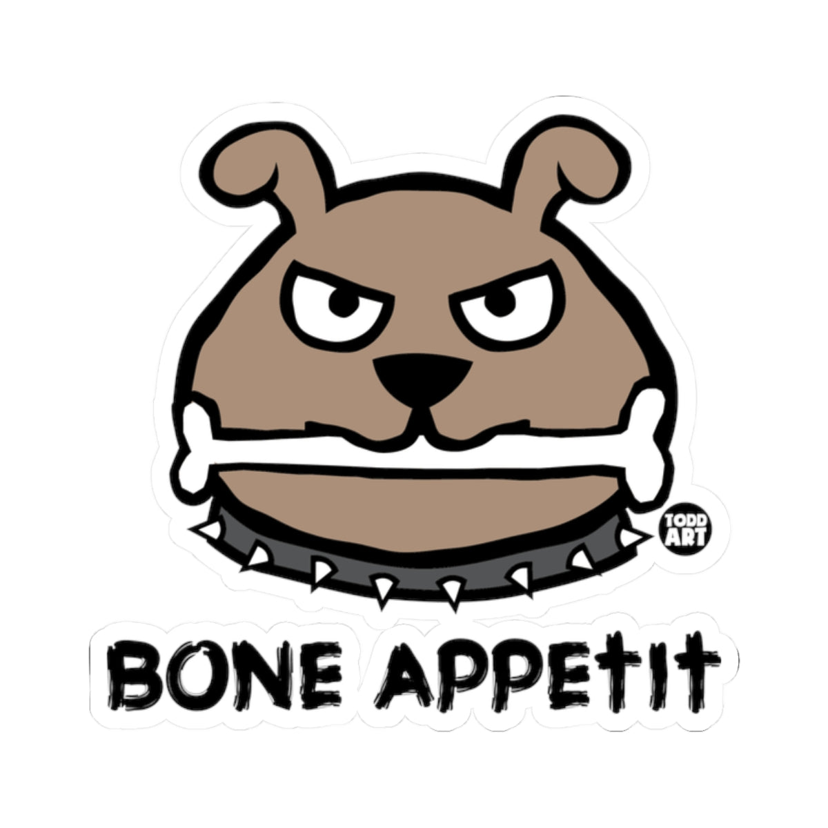 Hungry MonsterTodd Art Sticker