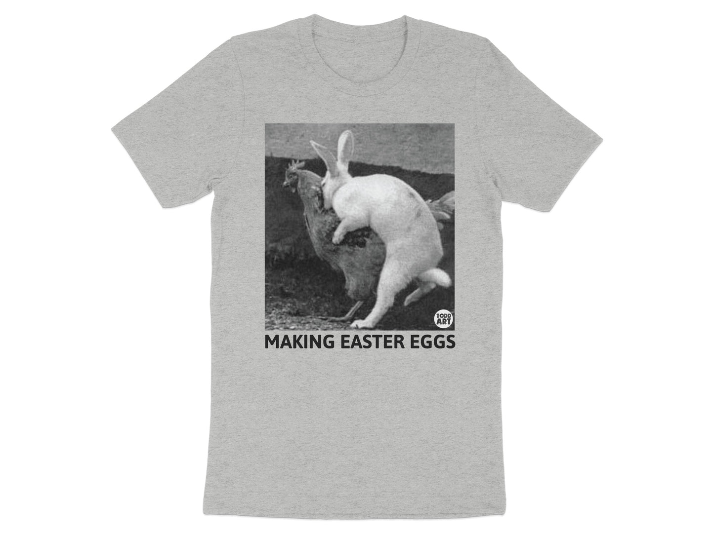 Making Easter Eggs Todd Art Funny Graphic Tee