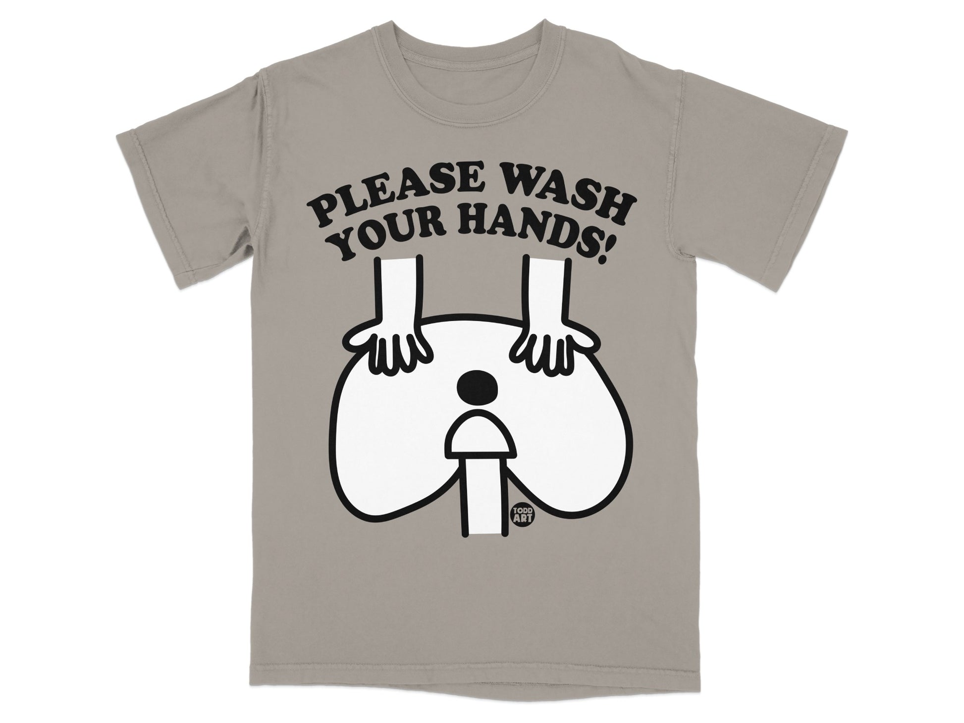 PLEASE WASH YOUR HANDS! Funny Hands Butt Graphic product type