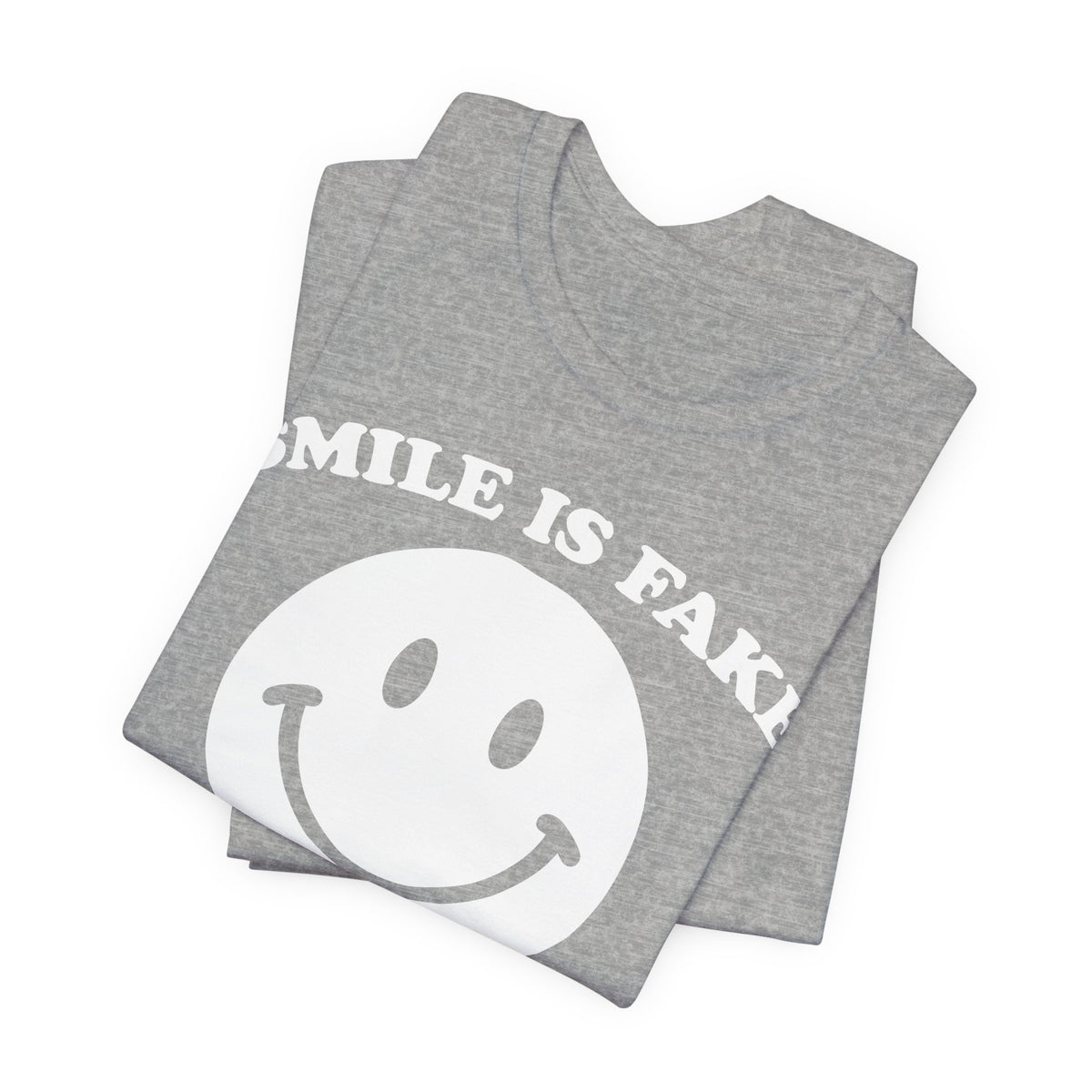smile fake tits real