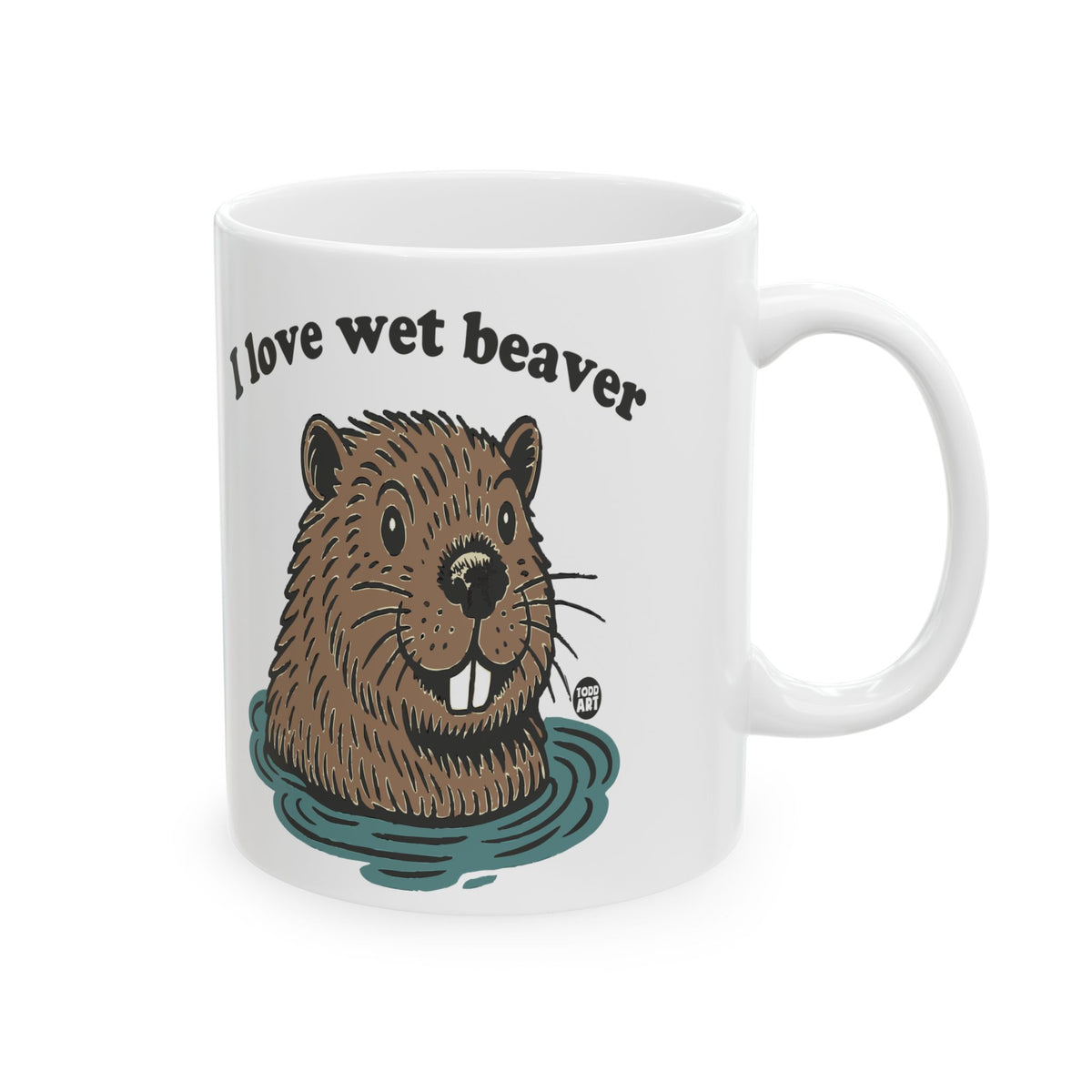 Beaver bliss Todd Art Mug