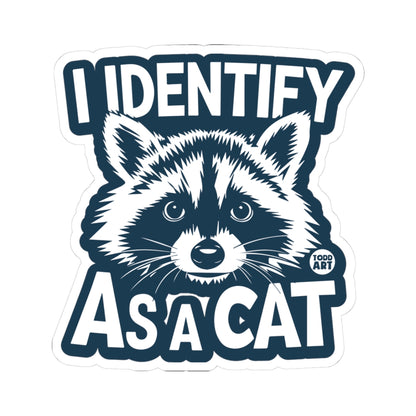 I Identify As A Cat Todd Art Sticker