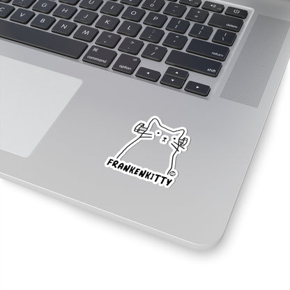 Frankenkitty Todd Art Sticker