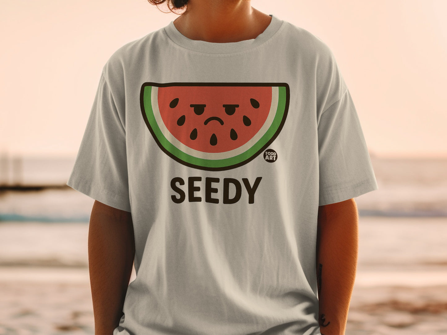 Seedy Watermelon Sad Face Todd Art product type