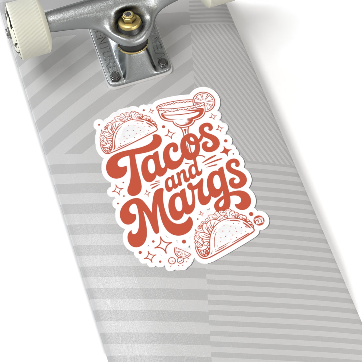 Tacos and MargaritasTodd Art Sticker