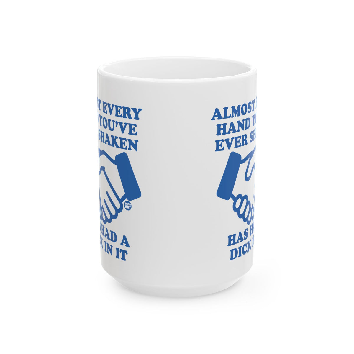 Shaken Hands Todd Art Mug