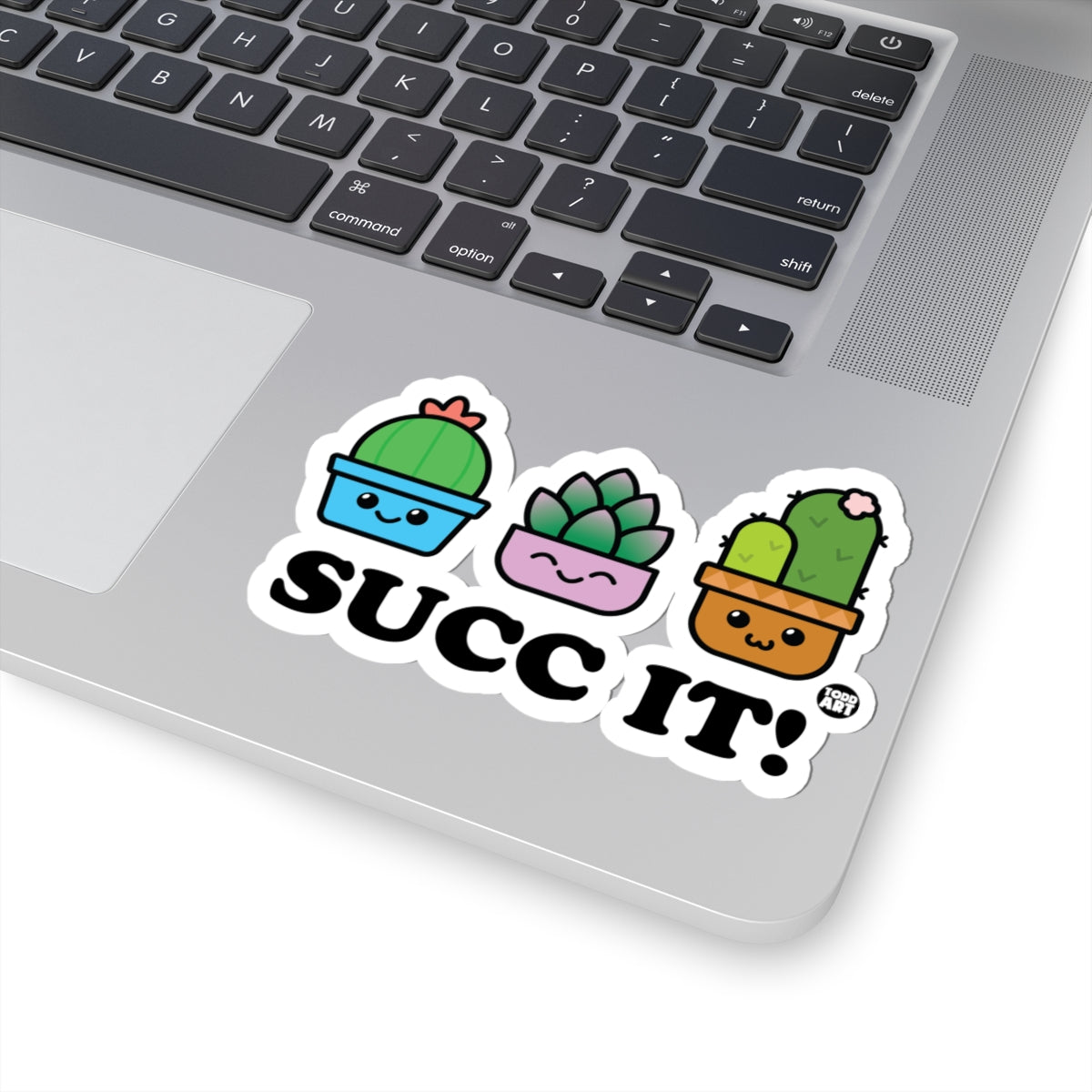Happy CactiTodd Art Sticker