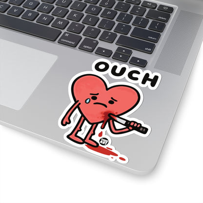 Wounded HeartTodd Art Sticker