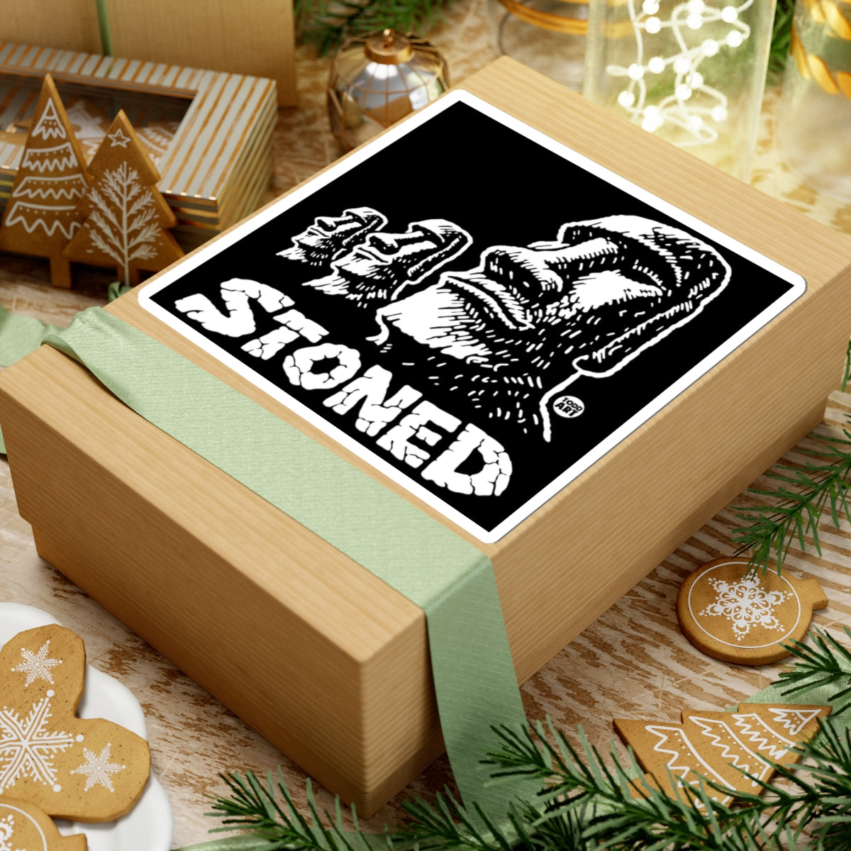 Stoned Todd Art Sticker