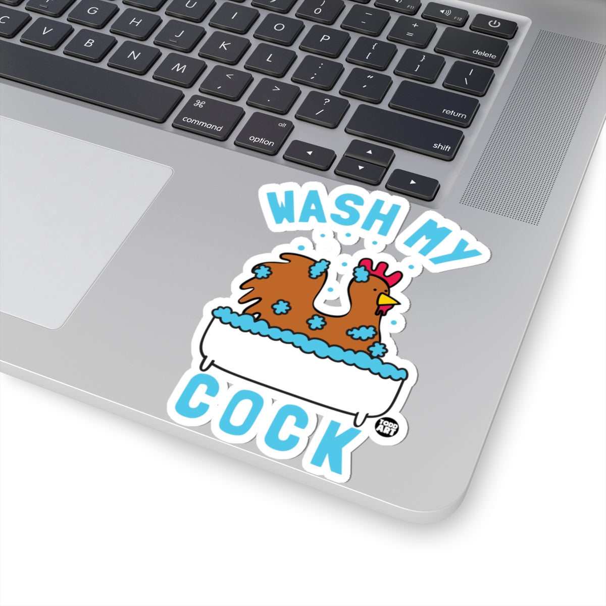 Bath Time FunTodd Art Sticker