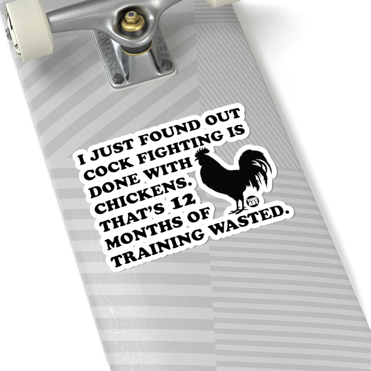 Training RegretTodd Art Sticker
