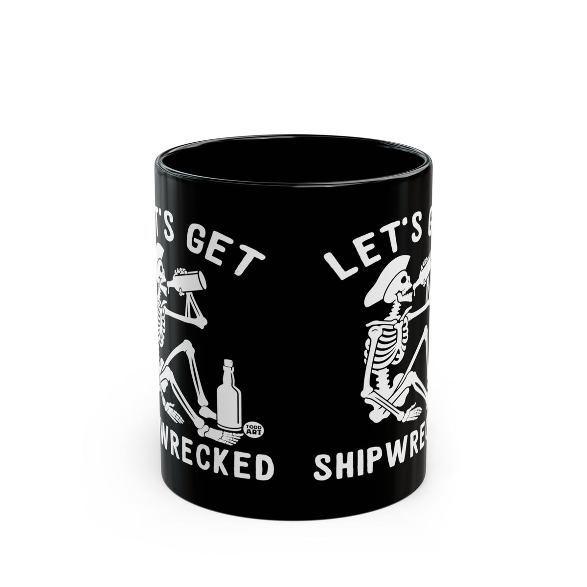 Skeleton Pirate Adventure Todd Art Mug