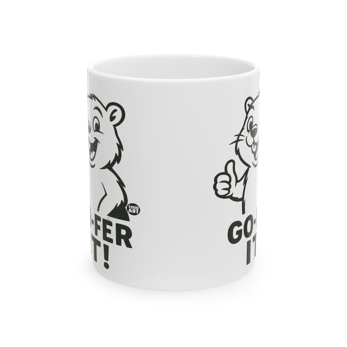 Motivational Creature Todd Art Mug