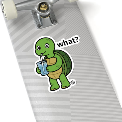 Turtle Drinking WaterTodd Art Sticker
