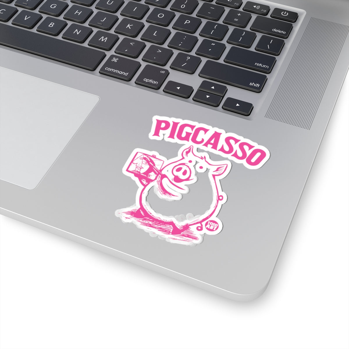 PiggassoTodd Art Sticker