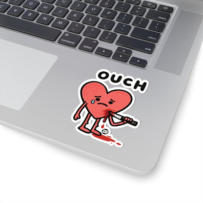 Wounded HeartTodd Art Sticker