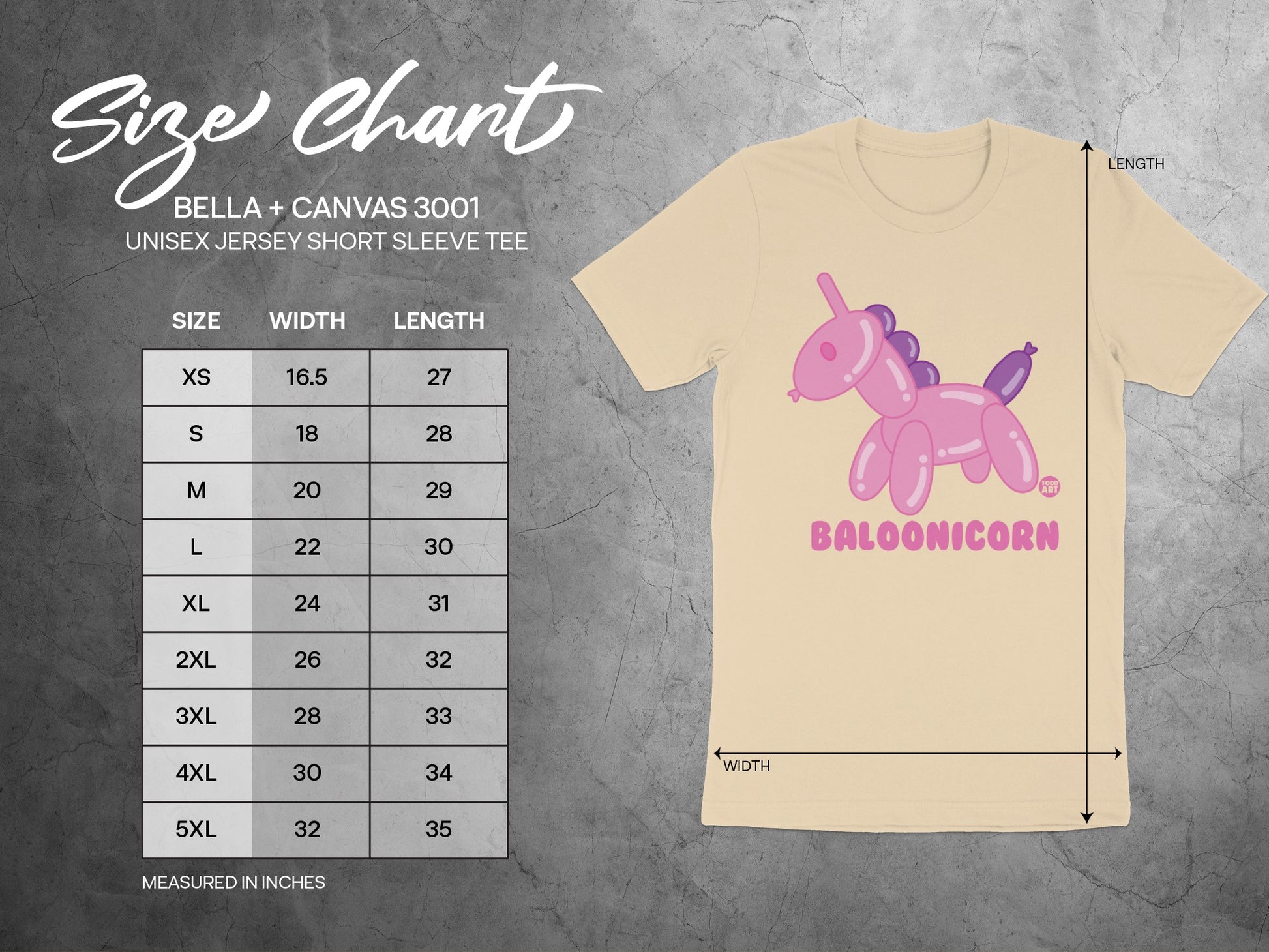 Cute Pink Balloonicorn Graphic Short Sleeve Tee
