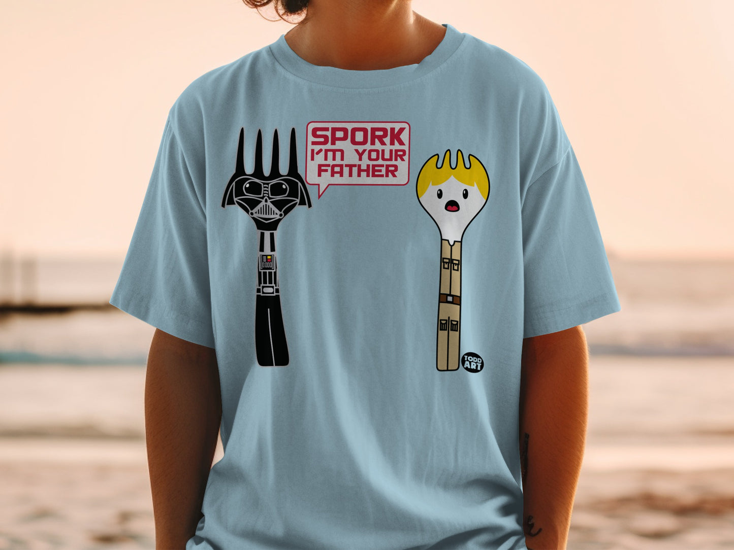 Spork I'm Your Father Darth Vader Luke Skywalker Todd Art product type