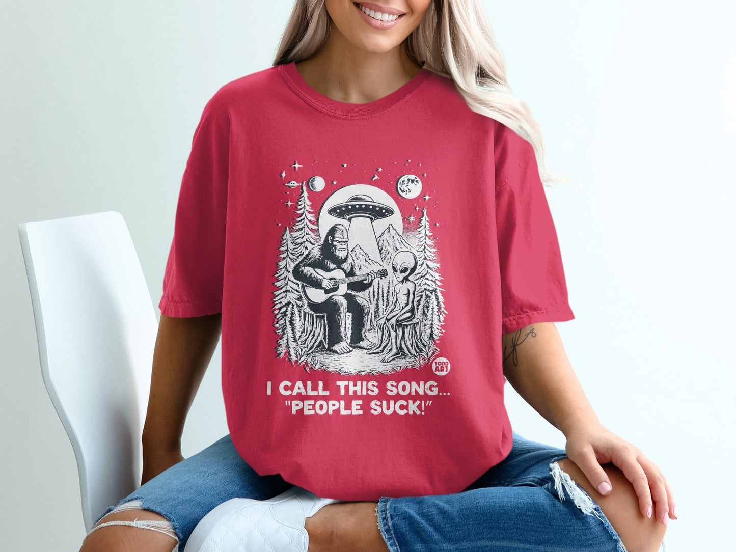 I Call This Song People Suck Funny Graphic T-Shirt