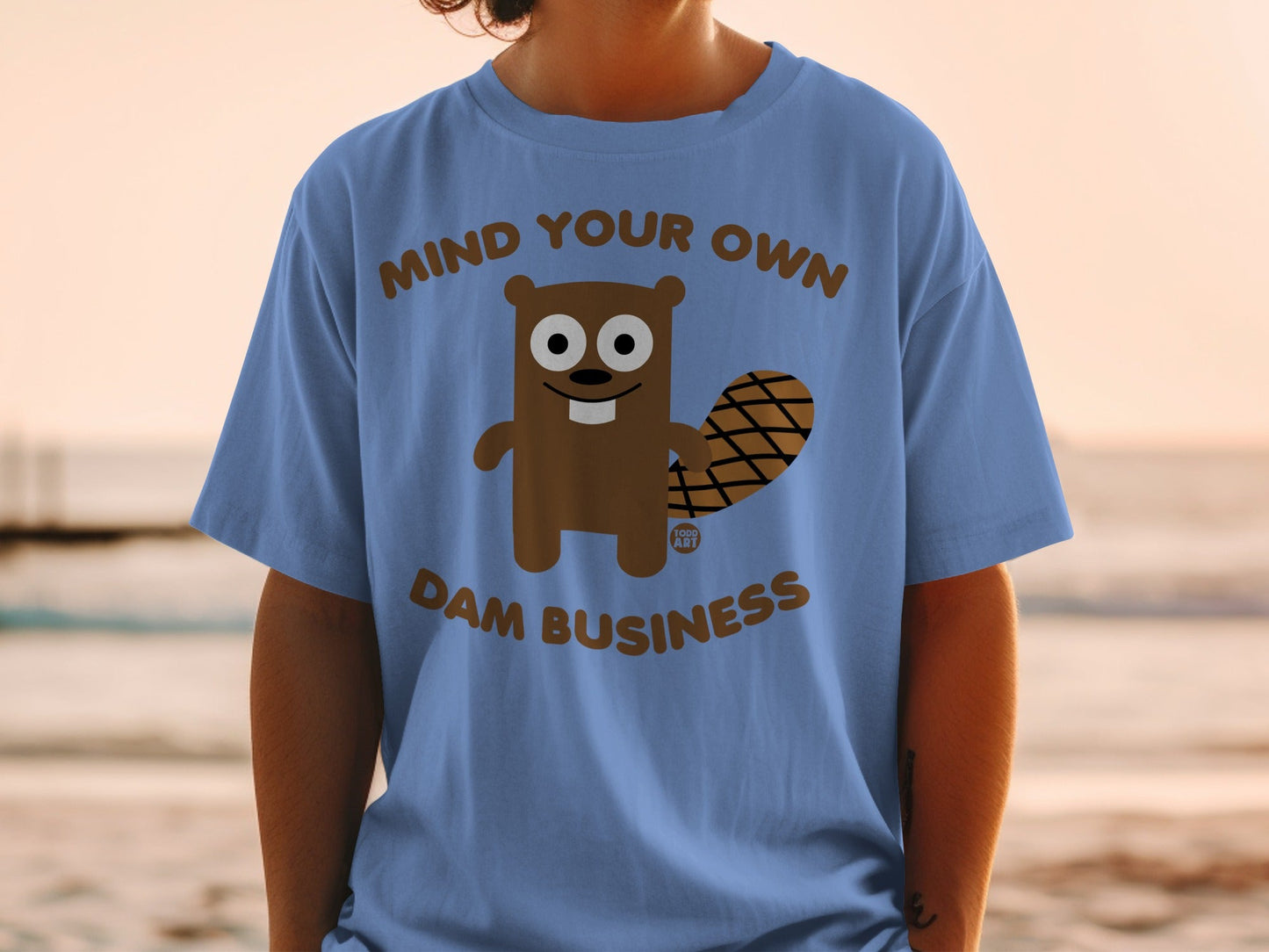 Mind Your Own Dam Business Beaver Shirt Product