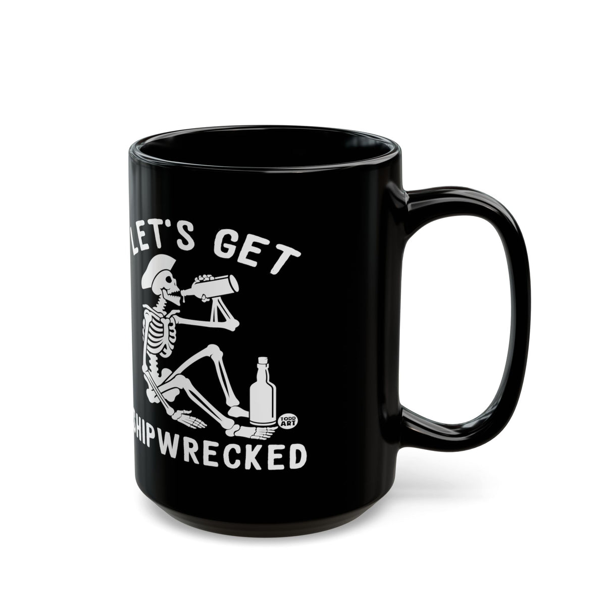 Skeleton Pirate Adventure Todd Art Mug
