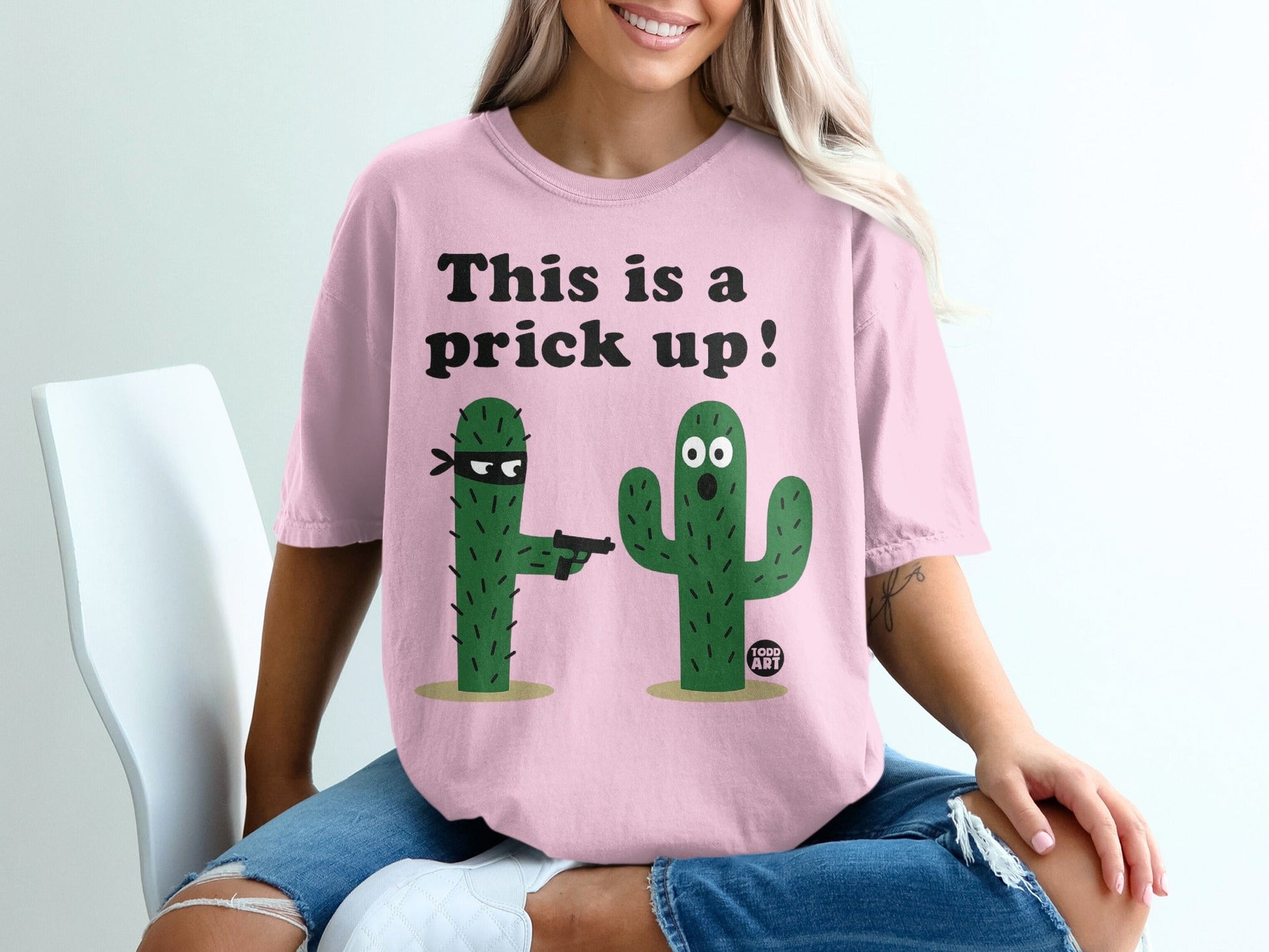 This is a prick up! Funny cactus graphic product