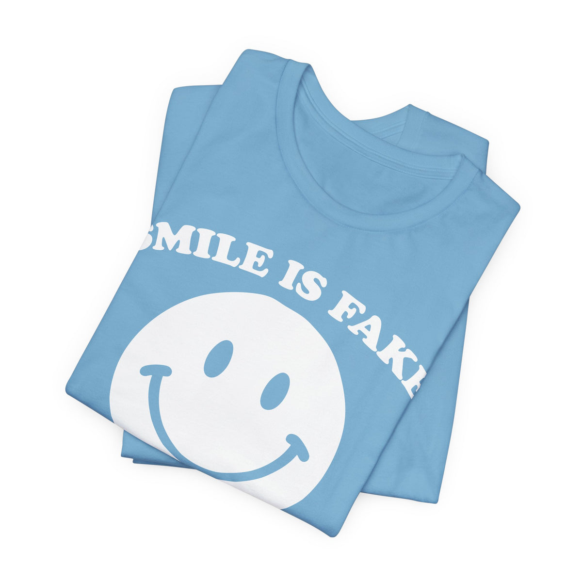 smile fake tits real