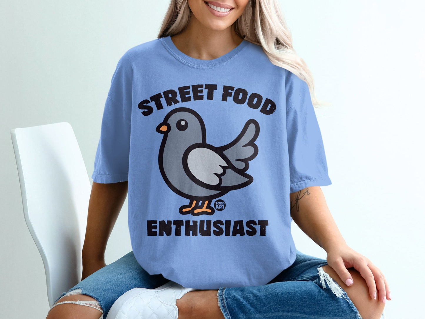 Street Food Enthusiast Graphic Tee Shirt