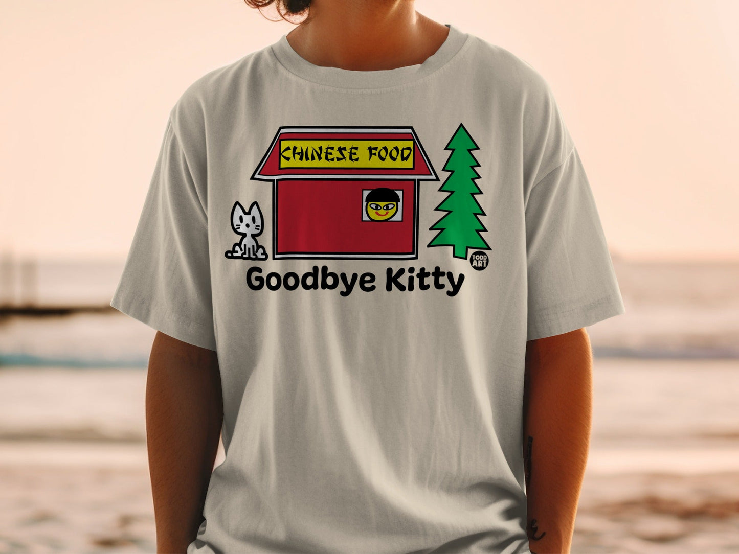Goodbye Kitty Chinese Food T-shirt