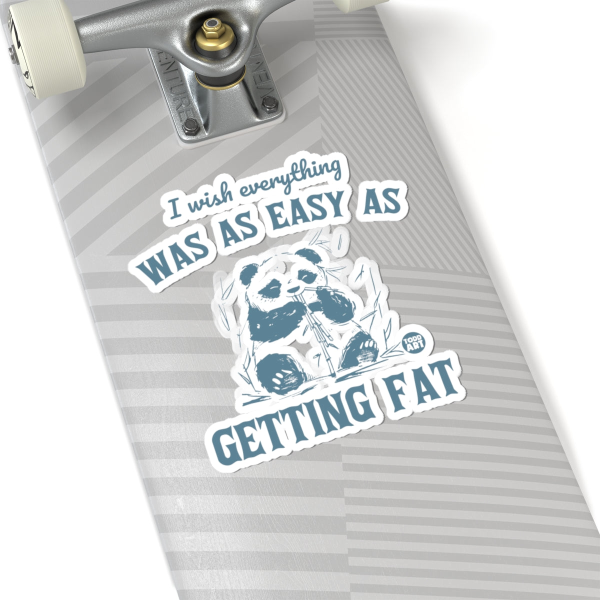 Effortless indulgenceTodd Art Sticker