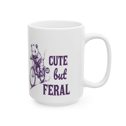 Cute Buff Feral Todd Art Mug