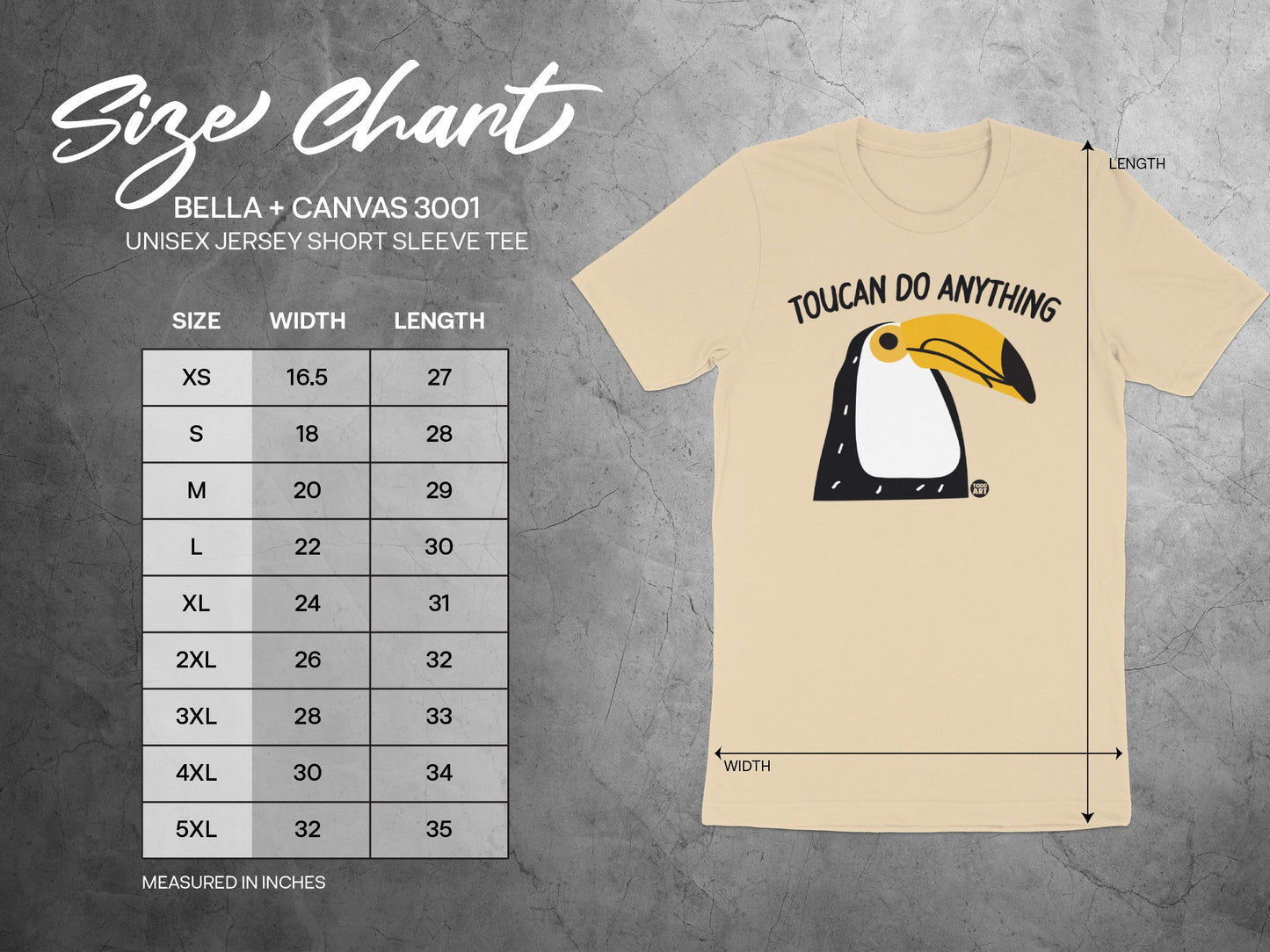Toucan Do Anything Unisex Jersey Short Sleeve Tee