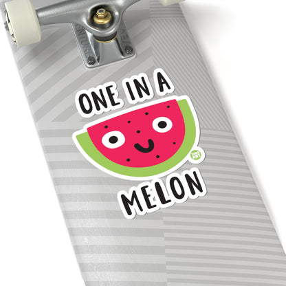 Melon FaceTodd Art Sticker