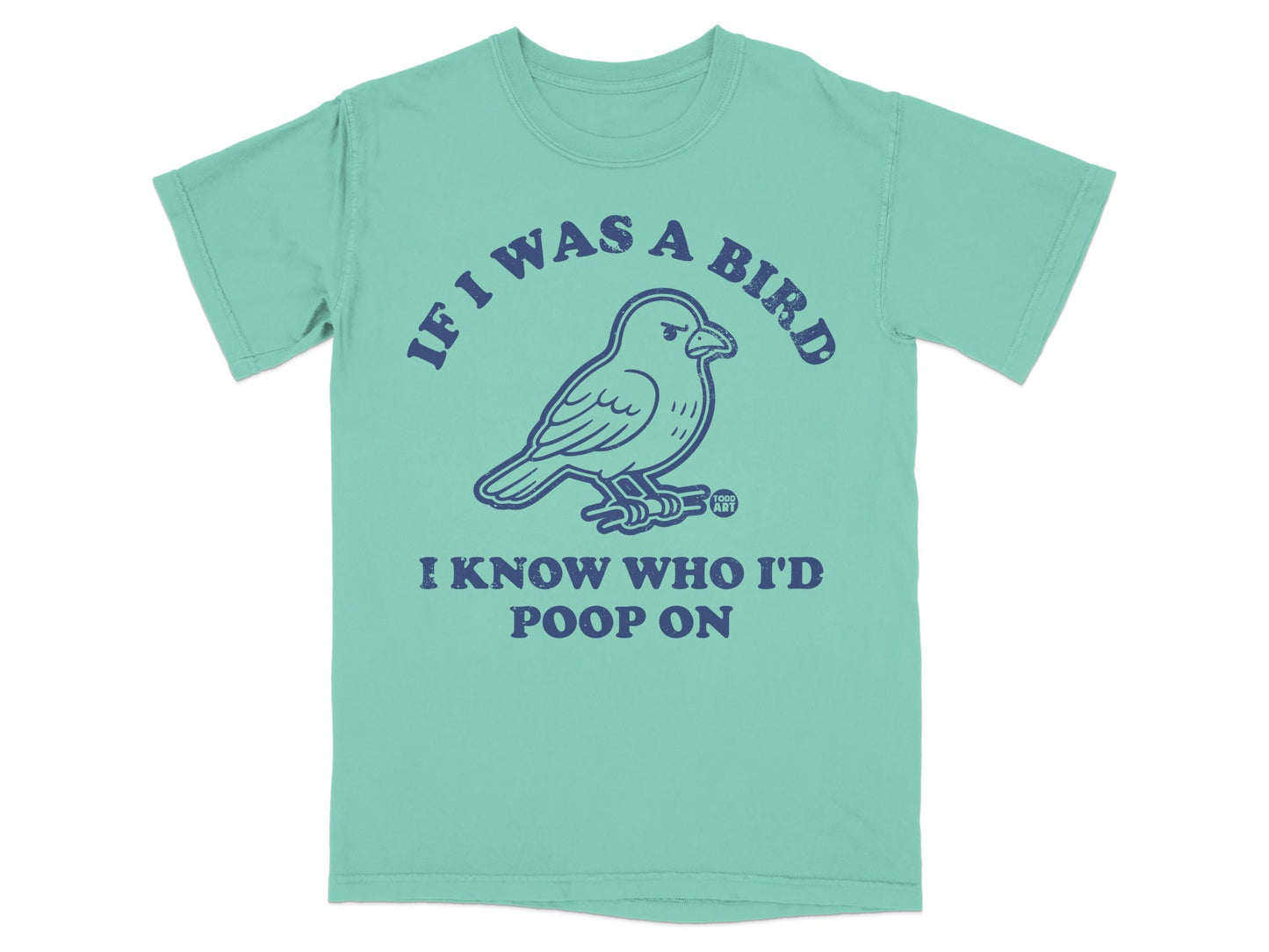 If I Was A Bird I Know Who I'd Poop On T-Shirt