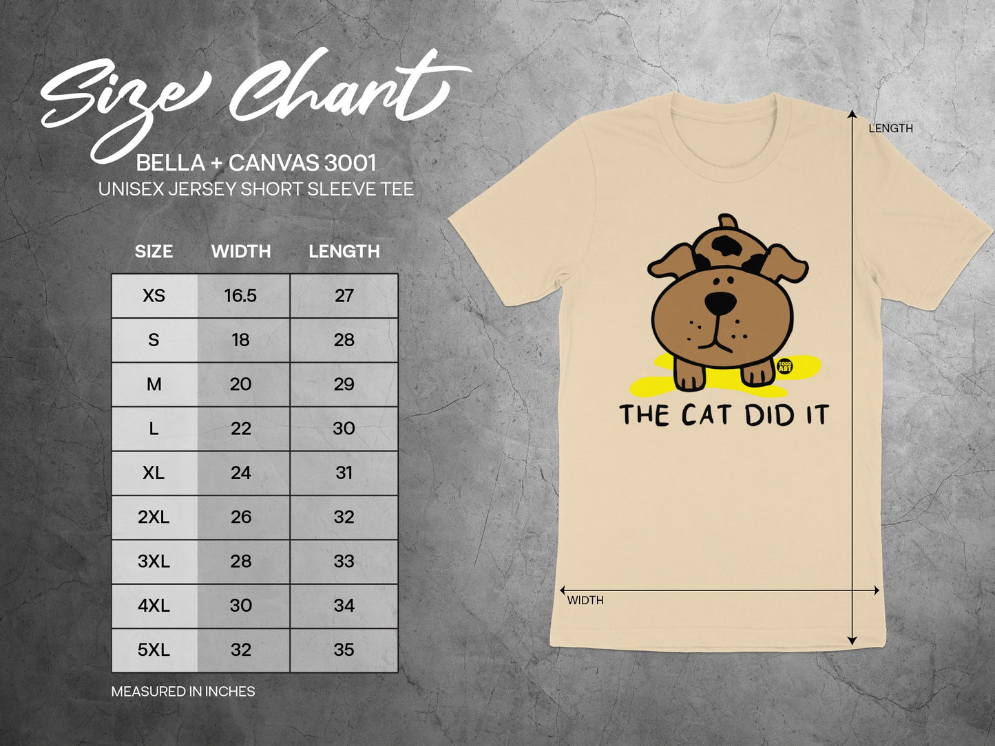 The Cat Did It Graphic Unisex Jersey Short Sleeve Tee product