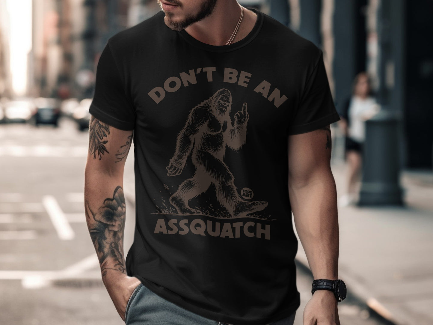 Don't Be An Assquatch Bigfoot Graphic T-shirt